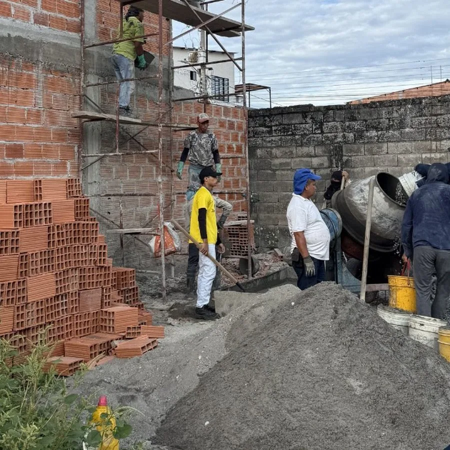 Preparación de mezcla de concreto
